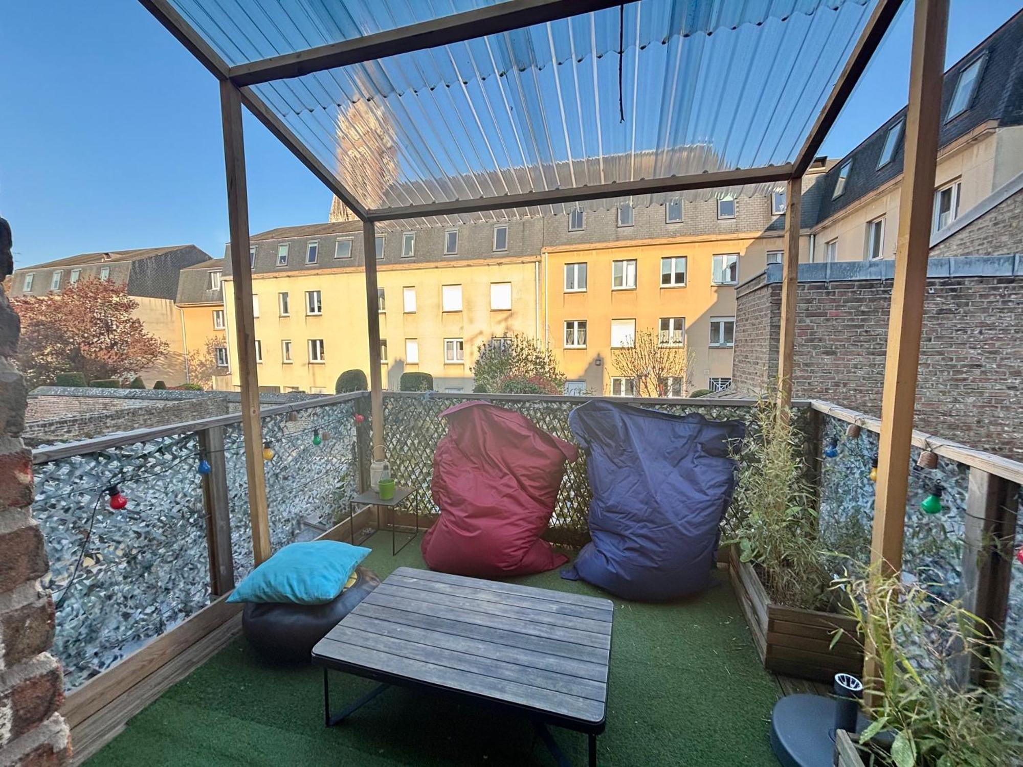 Le Terrazza - 1p A 2p Terrasse - Henriville Apartment Amiens